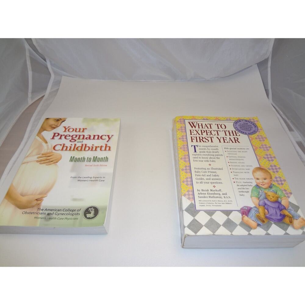 Pregnancy,‎ Childbirth, Breastfeeding, Healthy Eating & More 2 Books Lot